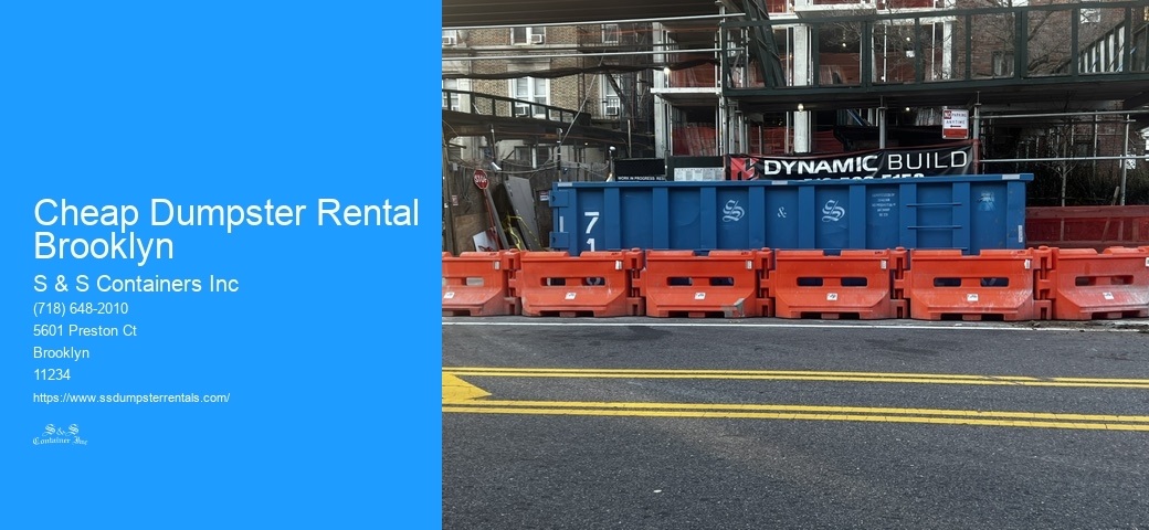 Cheap Dumpster Rental Brooklyn