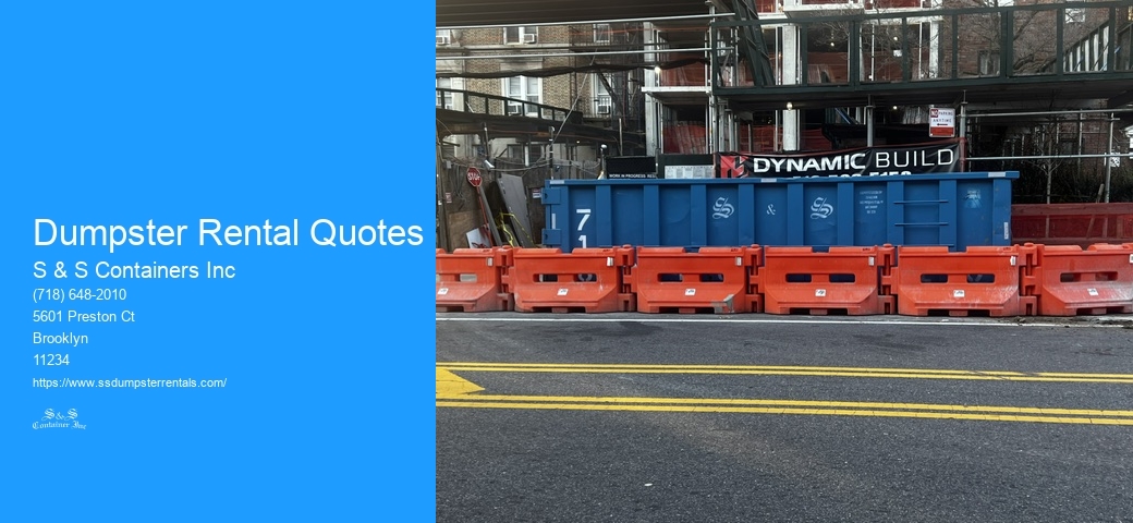 Dumpster Rental Quotes